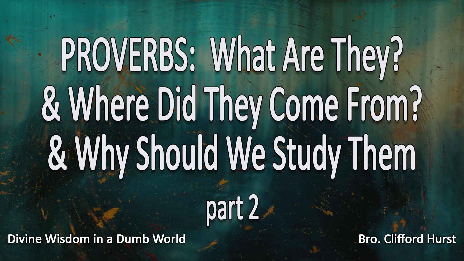 What Are They? & Where Did They Come From? & Why Should We Study Them? part 2