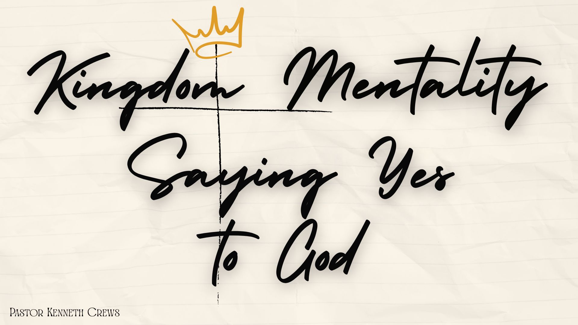 Saying Yes To God