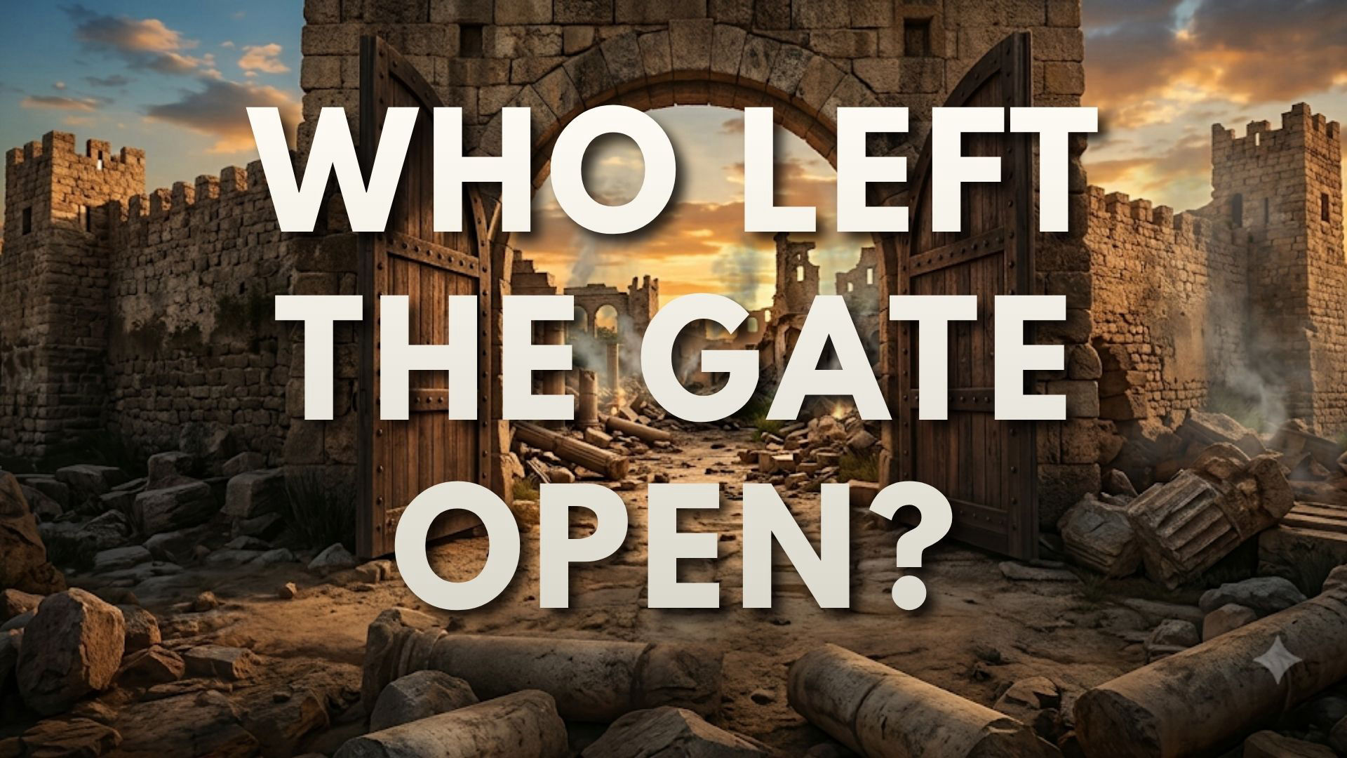 Who Left The Gate Open?