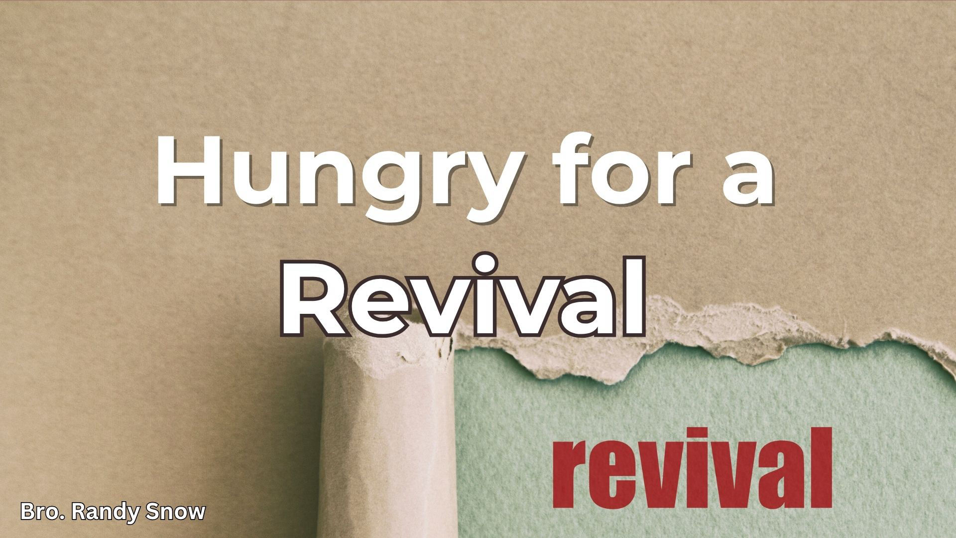 Hungry For A Revival